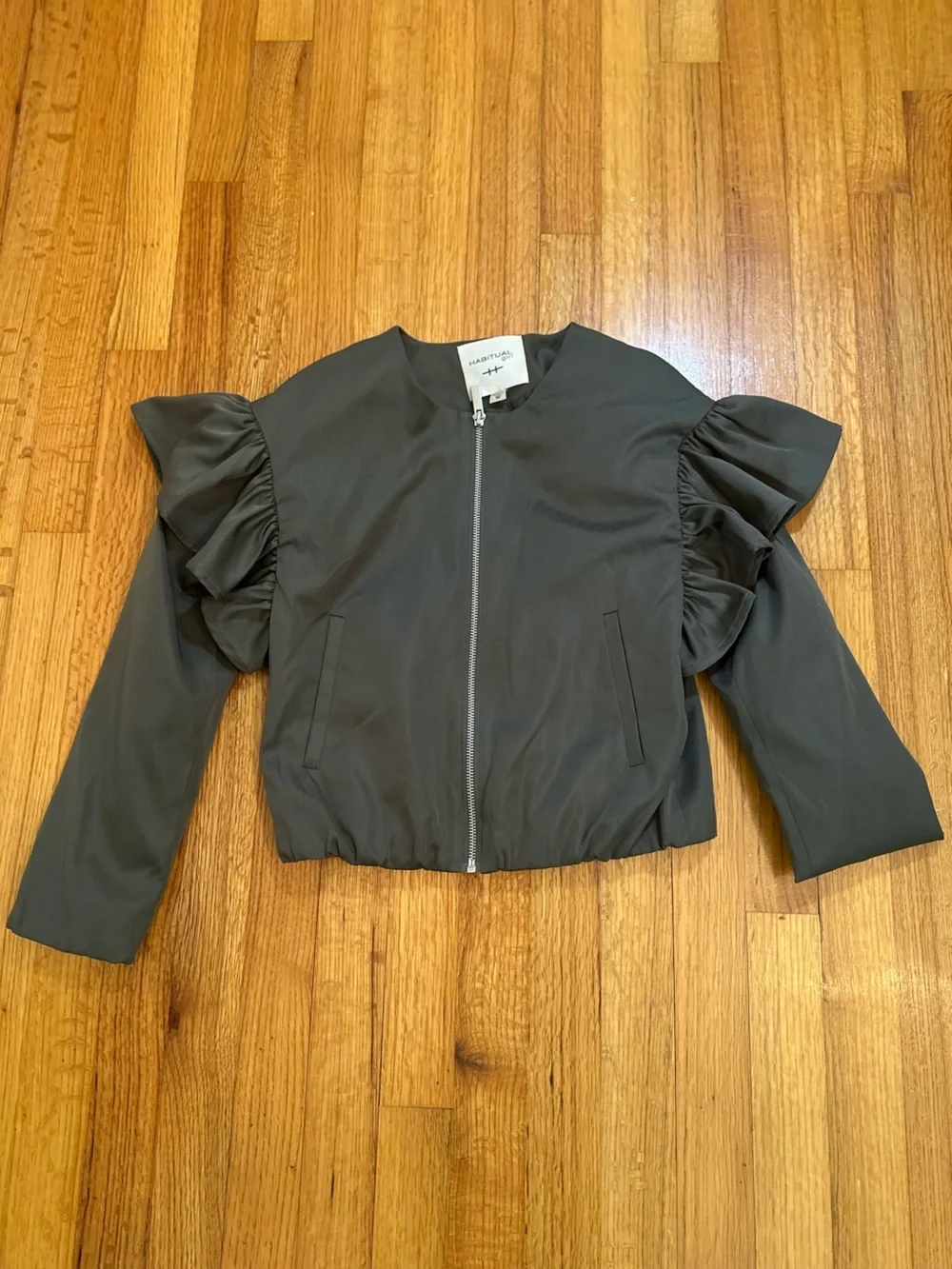 Habitual girl's front-zip jacket . Size 10 (i9)